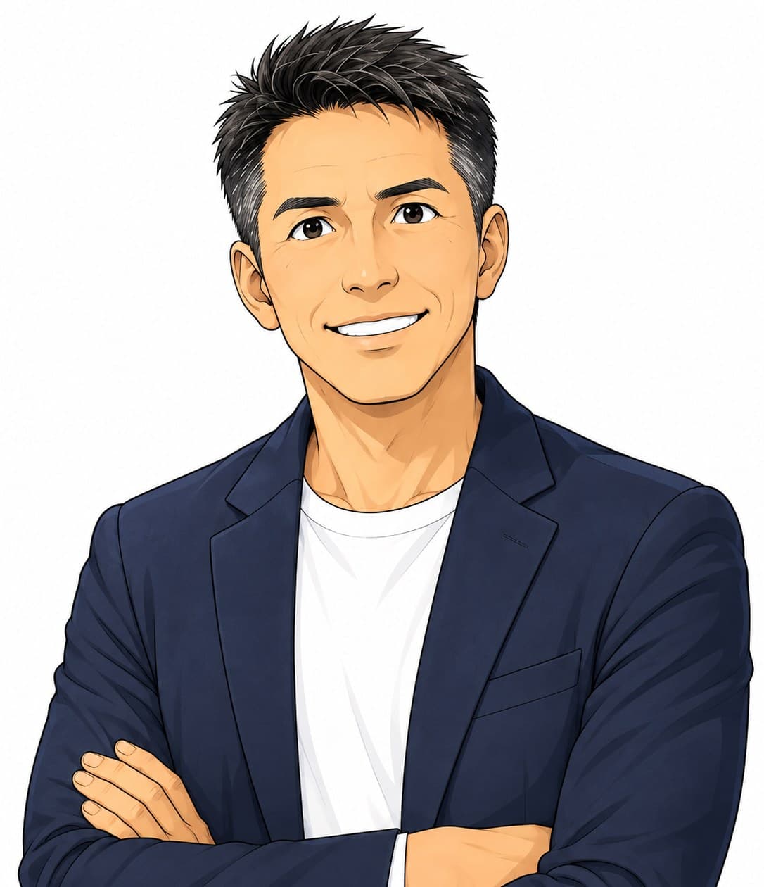 Kazutake Asahi, President & CEO (illustration)